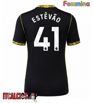 Chelsea Estevao Willian #41 Seconda Maglia Femmina 2026-27 Manica Corta